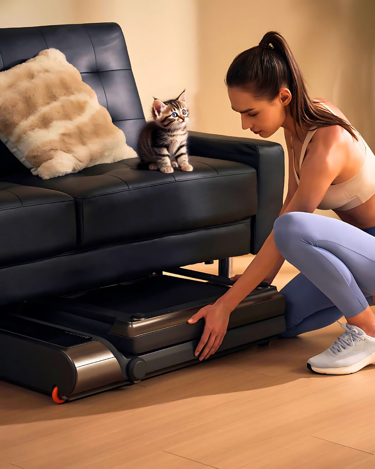 WalkingPad R3 - Under Desk Treadmill with Visual Progress Display, Space-Saving Design, Remote Control 1