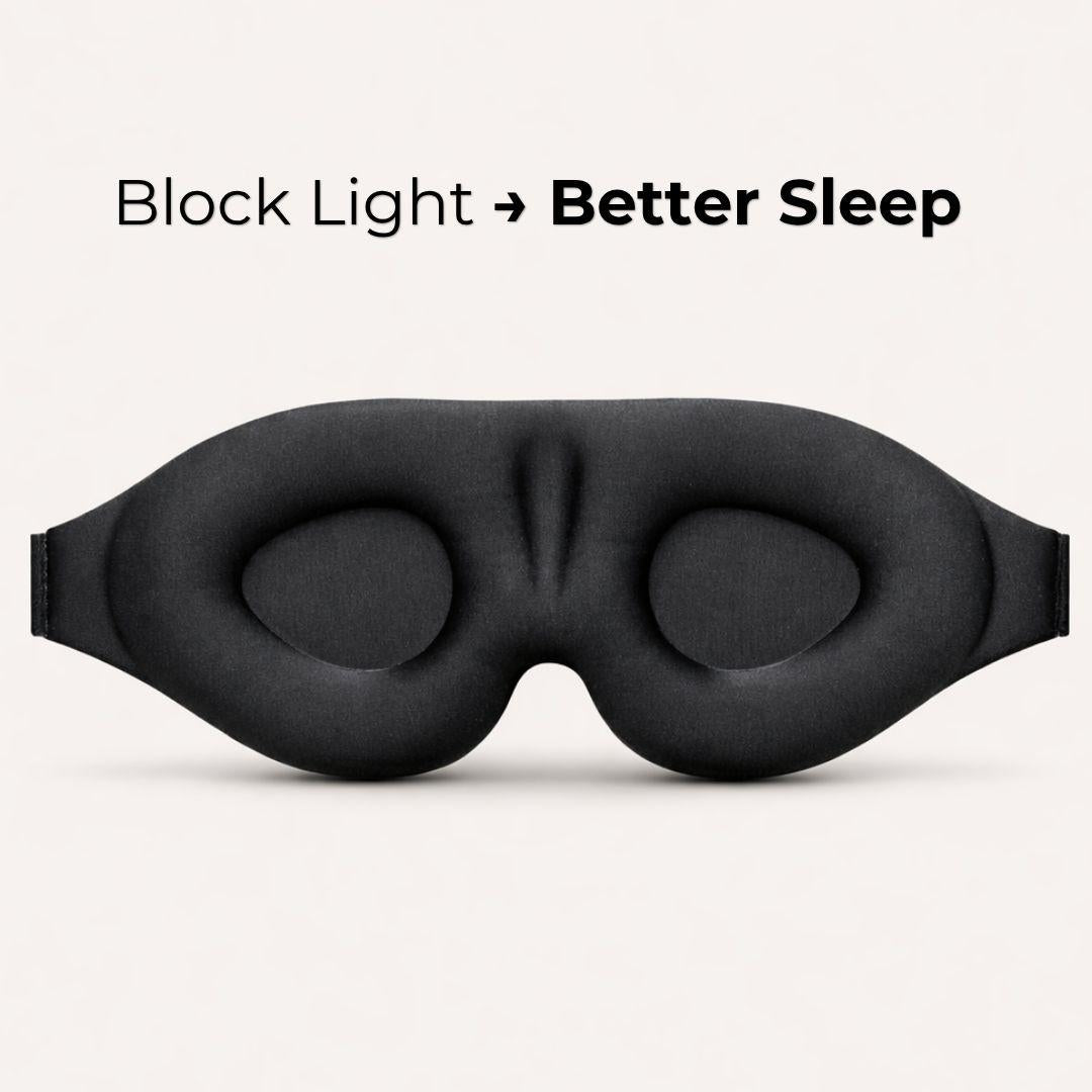 3D Contoured Sleep Mask for Deep Rest & Nervous System Calm