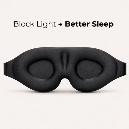 3D Contoured Sleep Mask for Deep Rest & Nervous System Calm