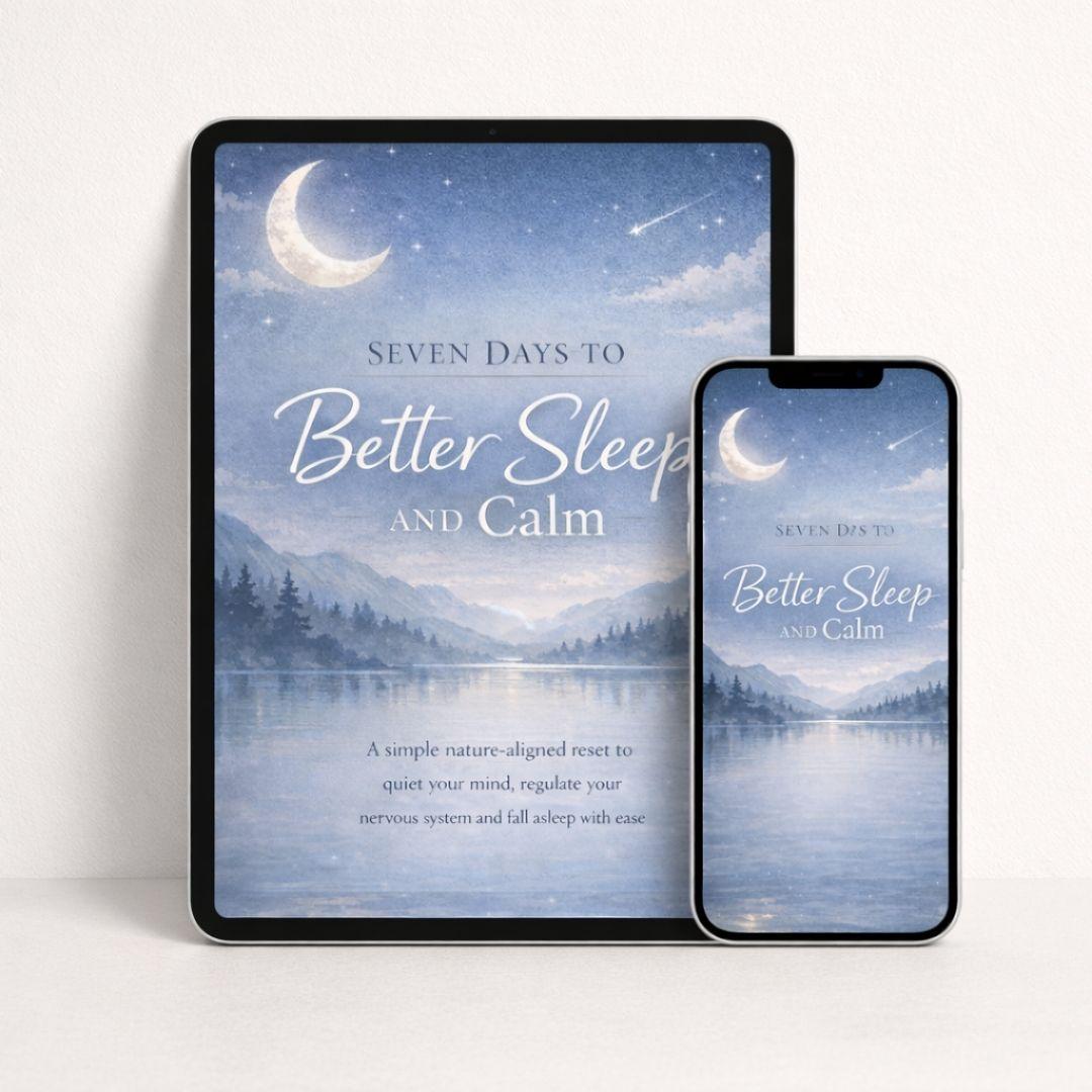 7-day sleep reset guide digital download