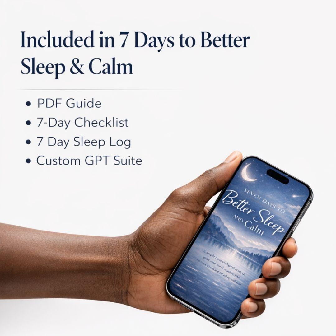 7 Days to Better Sleep & Calm™ - A Gentle Circadian & Nervous System Reset for Deeper, Calmer Sleep - Natural Health Solutions