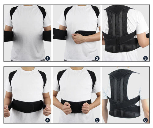Adjustable Posture Corrector Back Brace for Improved Alignment & Comfort 5