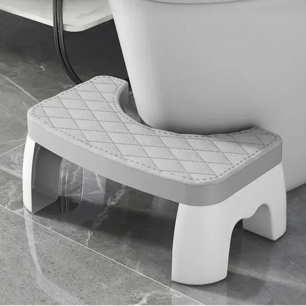 Non-Slip Compact Toilet Stool for Adults - Ergonomic Potty Step Stool 0