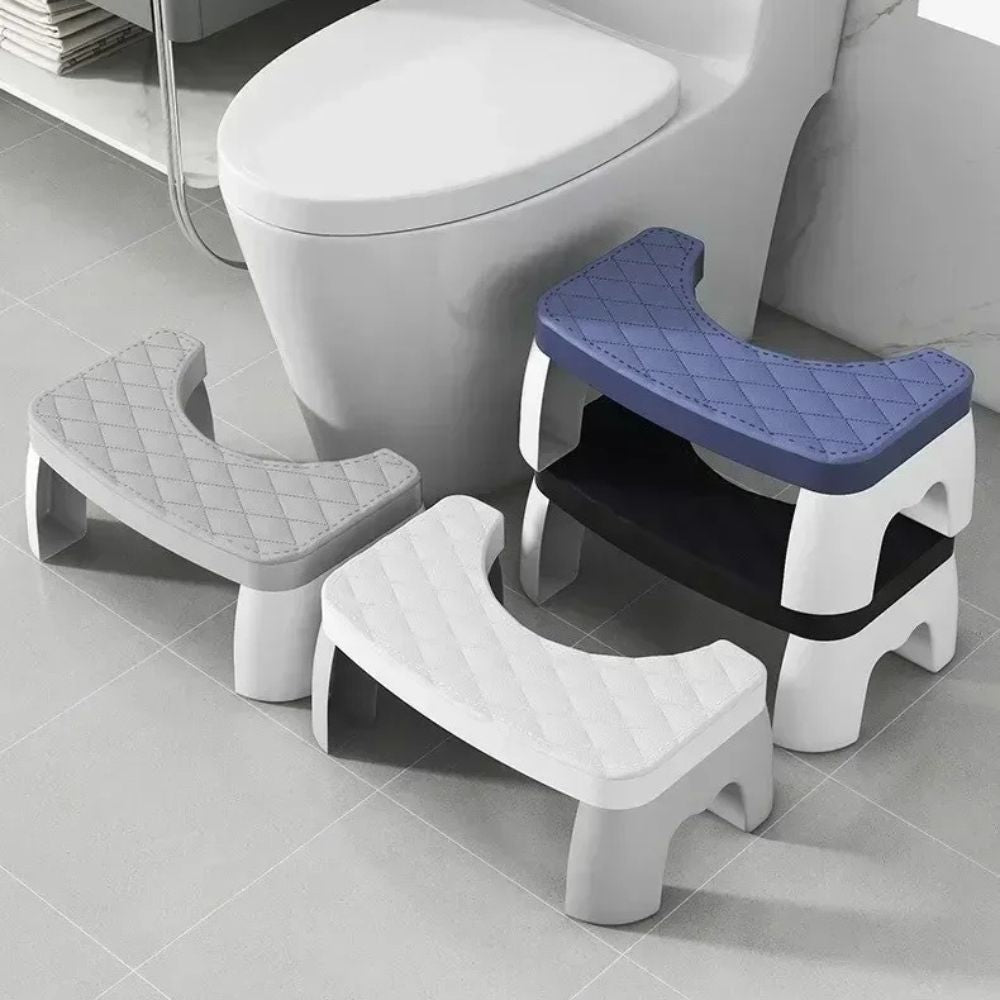 Non-Slip Compact Toilet Stool for Adults - Ergonomic Potty Step Stool 4