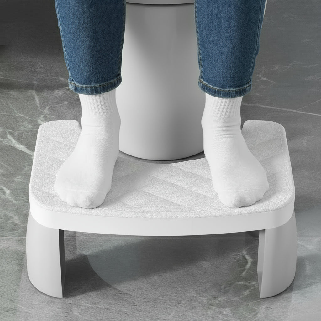 Non-Slip Compact Toilet Stool for Adults - Ergonomic Potty Step Stool 6