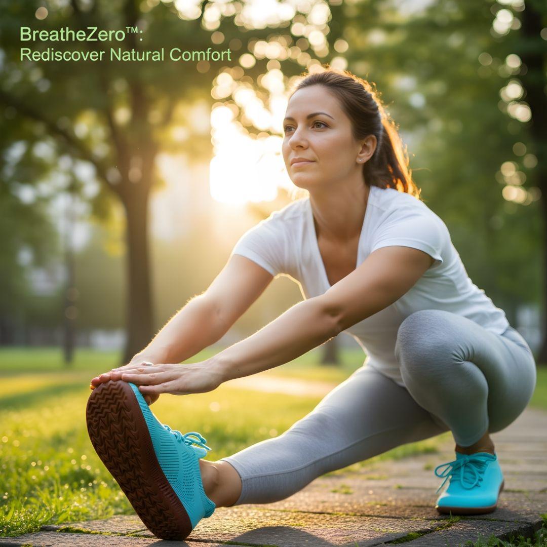 BreatheZero™ Zero Drop Barefoot Walking Shoe with Wide Toe Box – Restore Foot Posture & Long - Term Foot Health - Natural Health Solutions