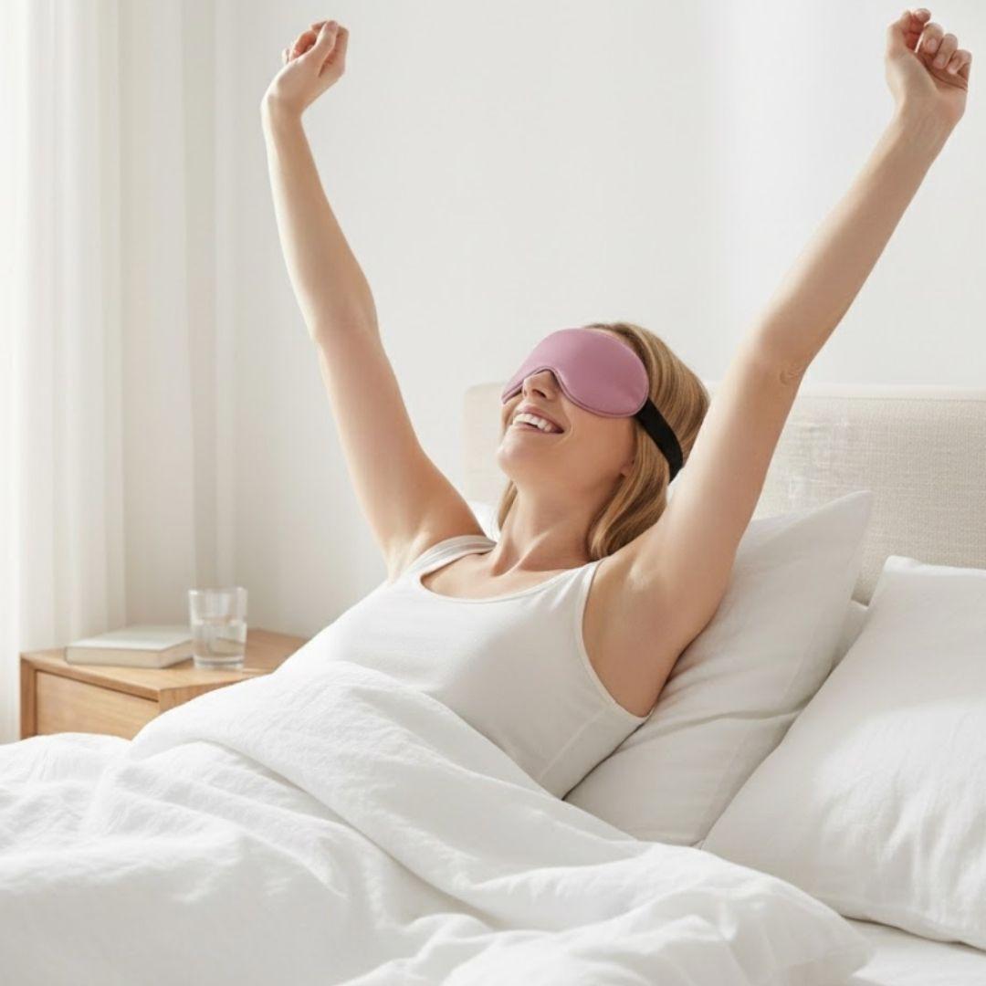 Contoured Blackout Sleep Masks – Memory Foam, 3D Pressure - Free Eye Cups & Complete Darkness for Deeper, Restorative Sleep - Natural Health Solutions