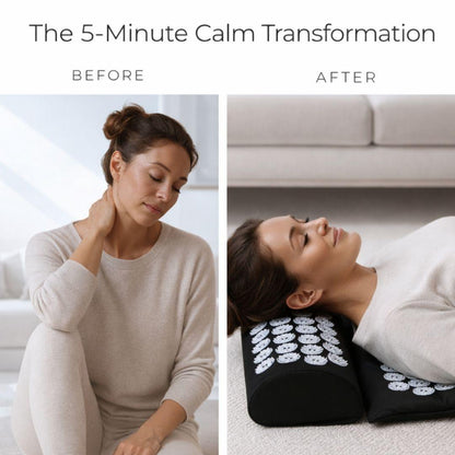 The 5 - Minute Calm Ritual™ – Acupressure Mat & Neck Pillow Decompression System - Natural Health Solutions