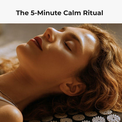 The 5 - Minute Calm Ritual™ – Acupressure Mat & Neck Pillow Decompression System - Natural Health Solutions