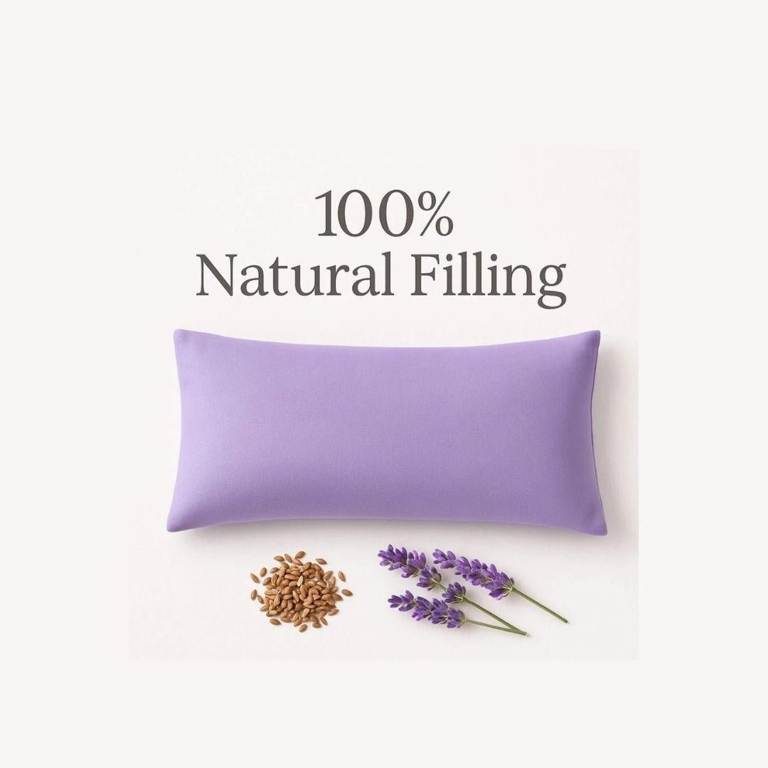 Weighted Lavender Eye Pillow – Aromatherapy for Sleep & Stress Relief - Natural Health Solutions