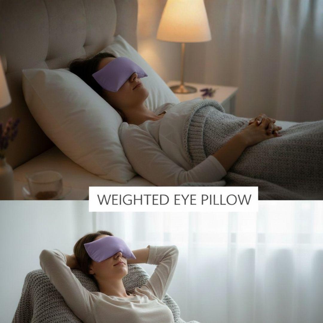Weighted Lavender Eye Pillow – Aromatherapy for Sleep & Stress Relief - Natural Health Solutions