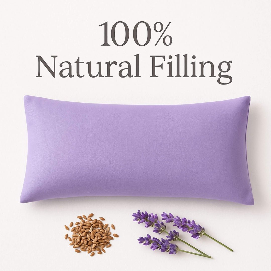 Weighted Lavender Eye Pillow – Aromatherapy for Sleep & Stress Relief - Natural Health Solutions